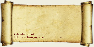 Joakim Šljivovac vizit kartica